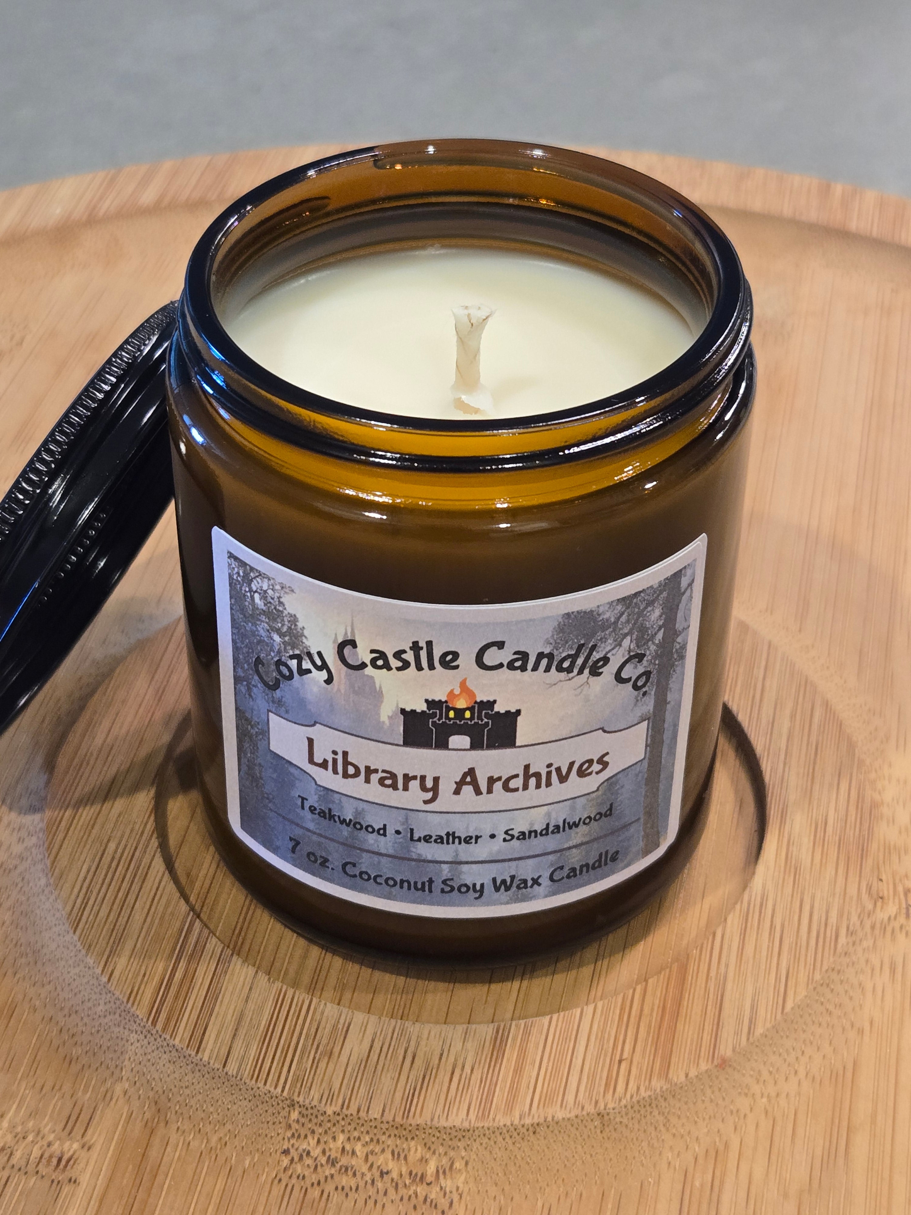 "Library Archives" 7oz Scented Candles