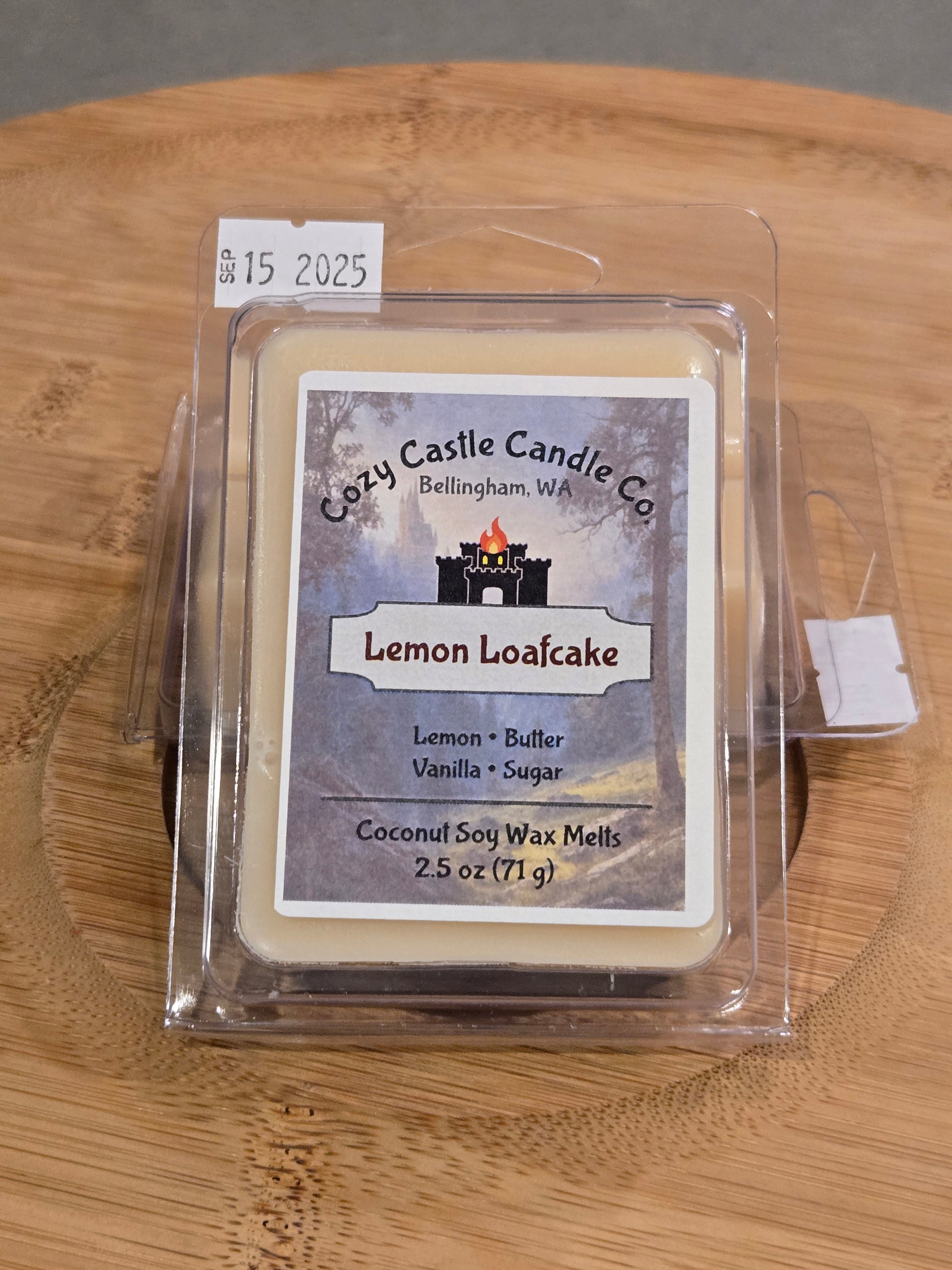 "Lemon Loafcake" 2.5oz Wax Melts