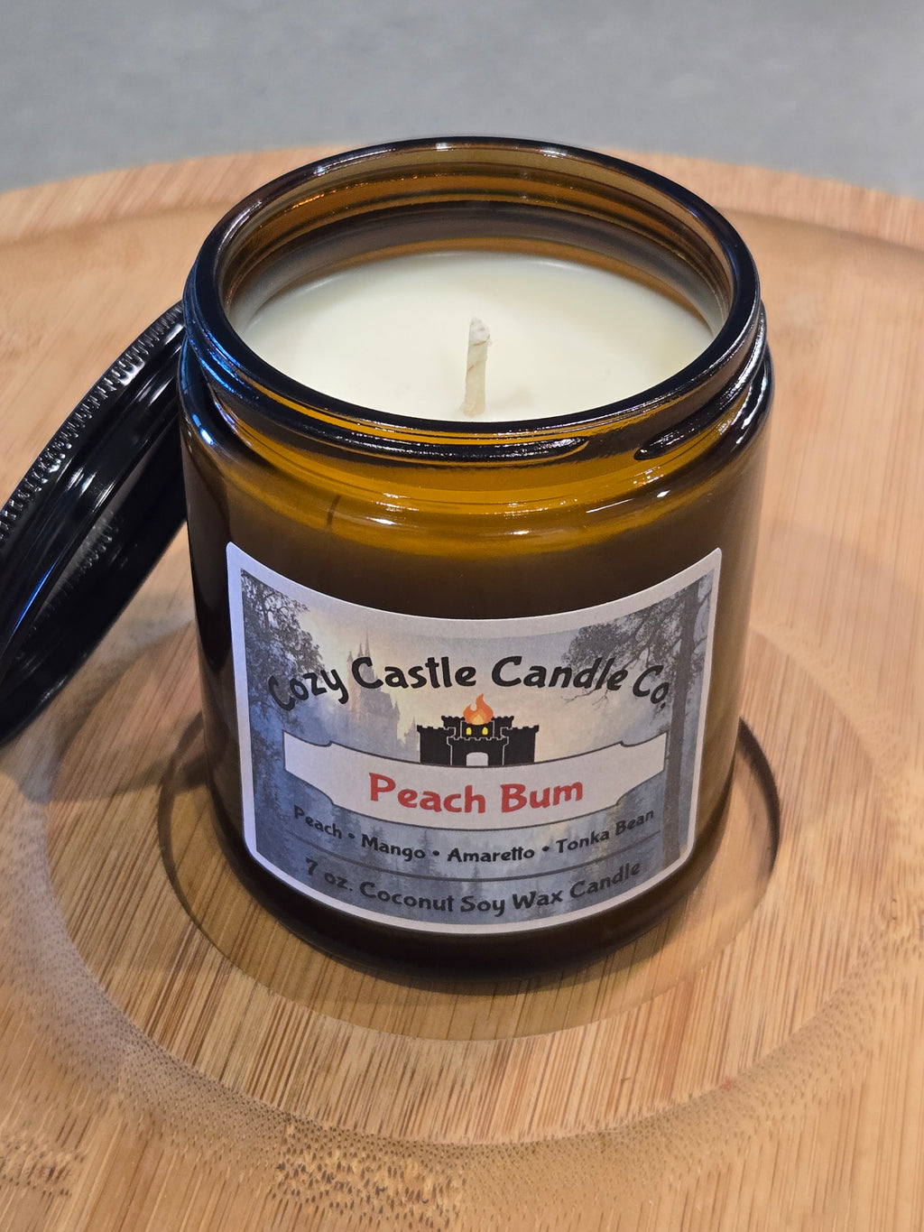 "Peach Bum" 7oz Scented Candle